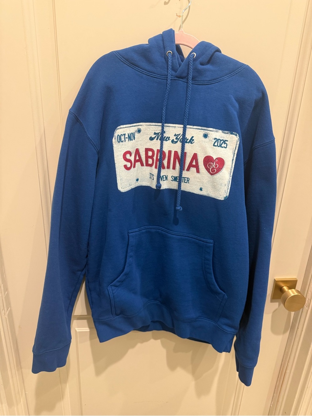 Sabrina Carpenter New York 2025 Tour Hooded Sweatshirt